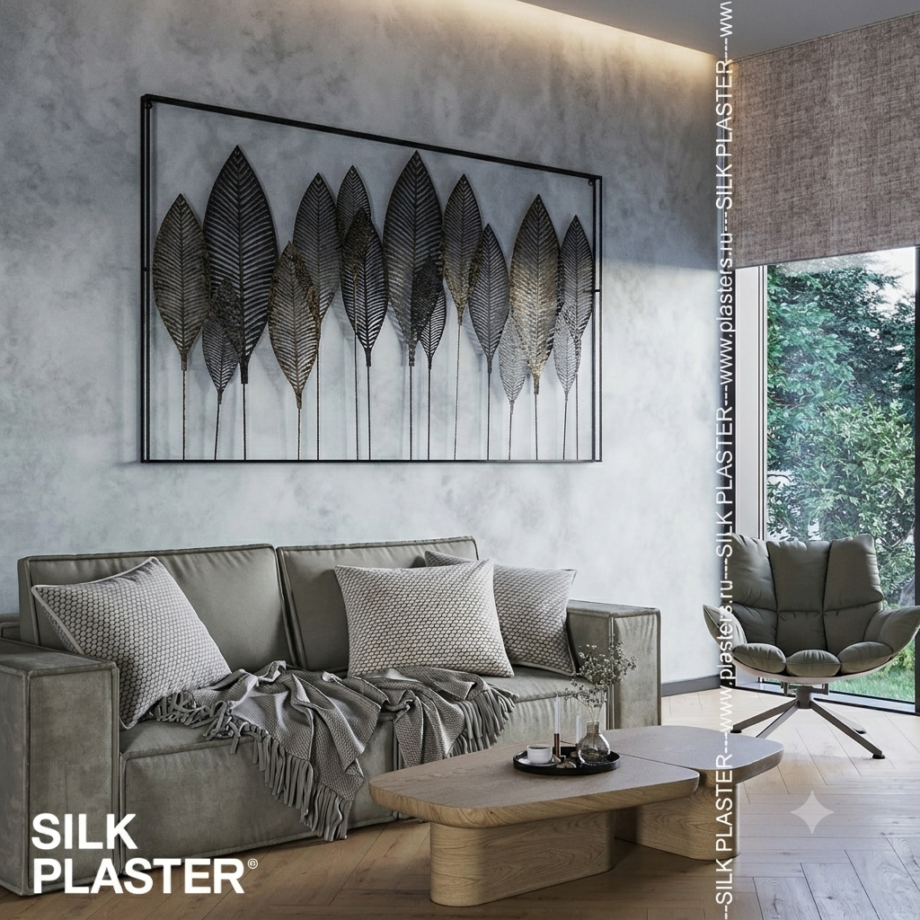 Жидкие обои Silk Plaster Жидкие обои под колеровку ЛаРум Флэт (LaRoom Flat),