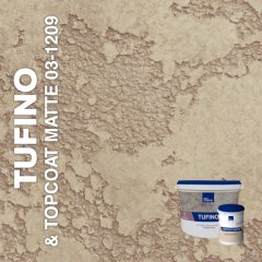 Жидкие обои Silk Plaster Декоративная штукатурка TUFINO & Topcoat MATTE 03-100, 03-1209, Коричневый