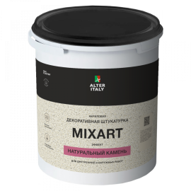 Жидкие обои Silk Plaster Универсальная декоративная штукатурка AlterItaly MIXART (МИКСАРТ) для фасадных работ,  4.5 кг,