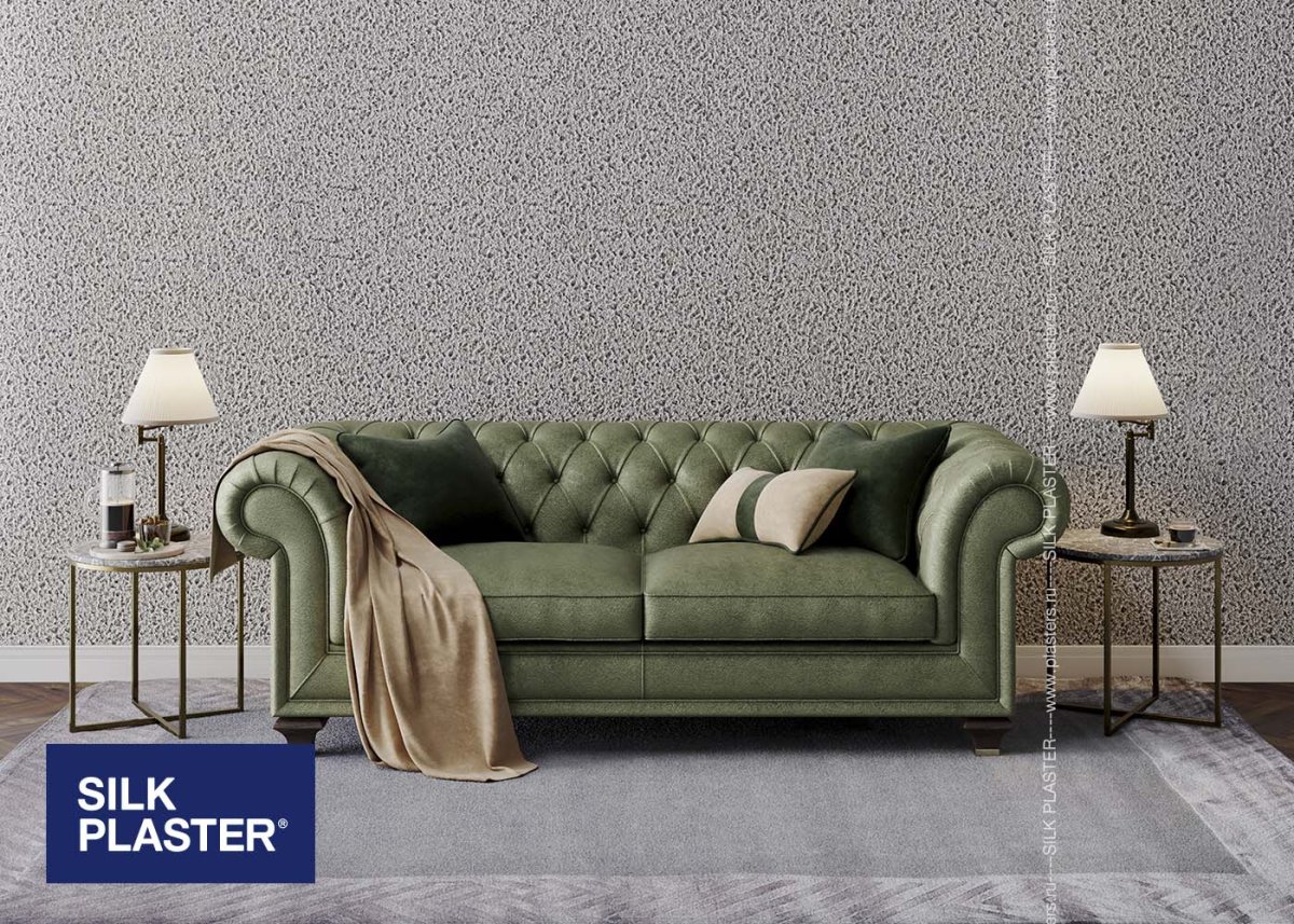 Жидкие обои Silk Plaster Жидкие обои Жидкие обои Victoria 703, Серый