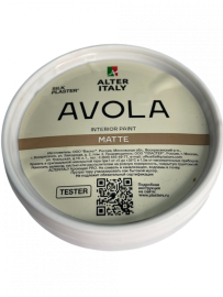 Жидкие обои Silk Plaster Тестер краски AlterItaly AVOLA MATTE, база А, под колеровку 0,25 л,