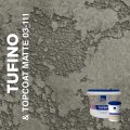 Жидкие обои Silk Plaster Декоративная штукатурка TUFINO & Topcoat MATTE 03-100, 03-111, Серый