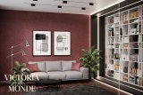 Жидкие обои Silk Plaster Жидкие обои Шелковая штукатурка Victoria du Monde La Loire 212, Коричневый Красный