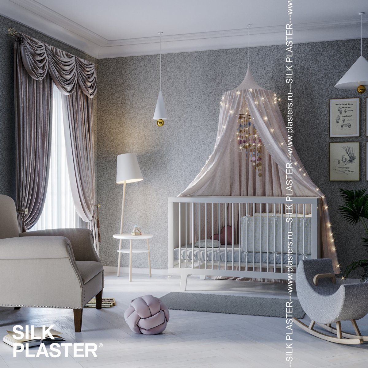 Жидкие обои Silk Plaster Жидкие обои Жидкие обои South 941, Серый