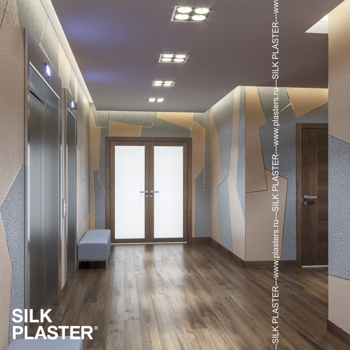 Жидкие обои Silk Plaster Жидкие обои Жидкие обои Fort 516, Серый