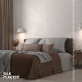 Жидкие обои Silk Plaster Декоративное покрытие BRIATICO 02-101, Белый