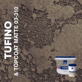 Жидкие обои Silk Plaster Декоративная штукатурка TUFINO & Topcoat MATTE 03-100, 03-310, Серый