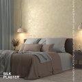 Жидкие обои Silk Plaster Декоративное покрытие BRIATICO 02-1001, Желтый