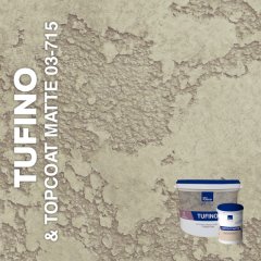 Жидкие обои Silk Plaster Декоративная штукатурка TUFINO & Topcoat MATTE 03-100, 03-715, Бежевый