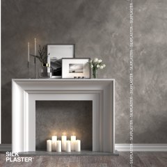 Жидкие обои Silk Plaster Декоративное покрытие CORSICO 02-307, Коричневый