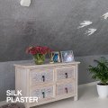 Жидкие обои Silk Plaster Декоративное покрытие BREEZE B2, Серый Серебро