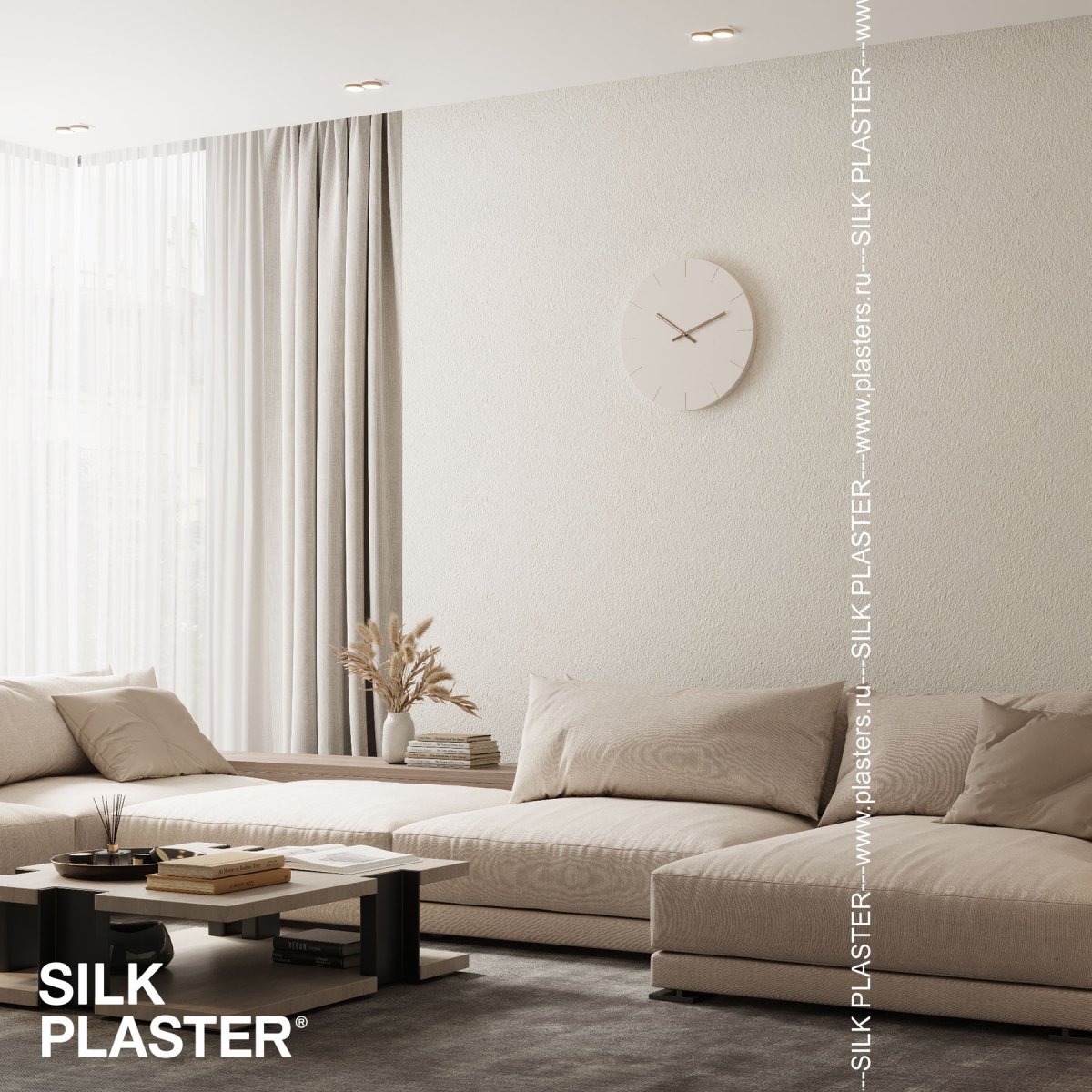 Жидкие обои Silk Plaster Жидкие обои Жидкие обои Standard 011, Белый
