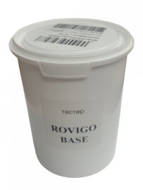 Жидкие обои Silk Plaster Тестер декоративного покрытия AlterItaly ROVIGO Base с эффектом Микроцемент под колеровку 1,0 л,