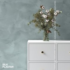 Жидкие обои Silk Plaster Декоративное покрытие CORSICO 02-205, Серый