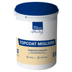 Жидкие обои Silk Plaster Защитное покрытие ALTERITALY TOPCOAT MIGLIORA (МИГЛИОРА) 1 л под декоративное покрытие Briatico,
