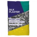 Жидкие обои Silk Plaster Блестки Silk Plaster, серебряные палочки,