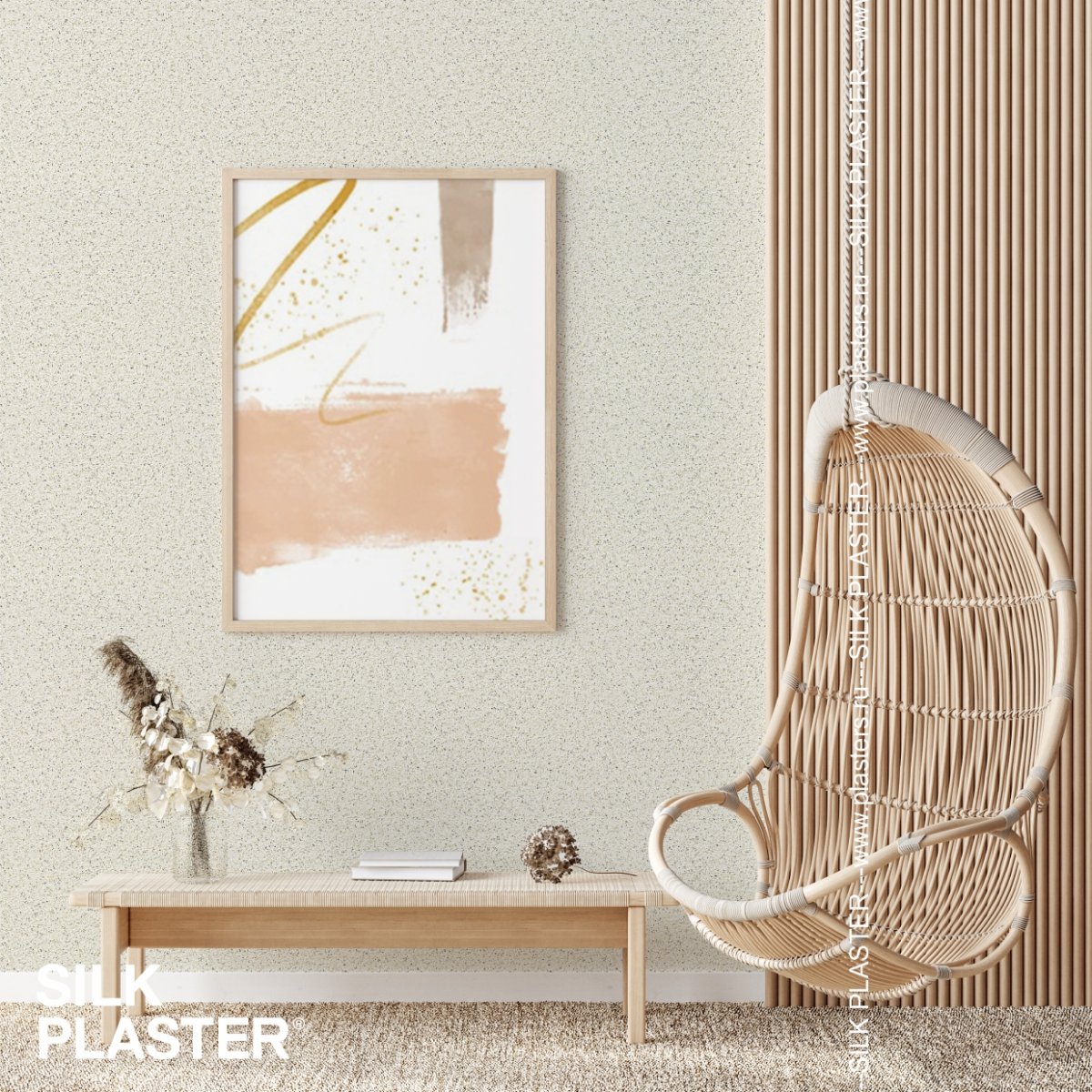 Жидкие обои Silk Plaster Декоративная штукатурка Mixart 022, Серый