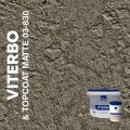 Жидкие обои Silk Plaster Декоративная штукатурка VITERBO & Topcoat MATTE 03-100, 03-830, Коричневый
