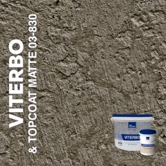 Жидкие обои Silk Plaster Декоративная штукатурка VITERBO & Topcoat MATTE 03-100, 03-830, Коричневый