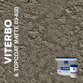 Жидкие обои Silk Plaster Декоративная штукатурка VITERBO & Topcoat MATTE 03-100, 03-830, Коричневый