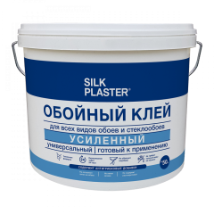 Жидкие обои Silk Plaster Клей обойный усиленный, готовый, 10 кг,