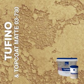 Жидкие обои Silk Plaster Декоративная штукатурка TUFINO & Topcoat MATTE 03-100, 03-730, Бежевый