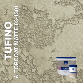 Жидкие обои Silk Plaster Декоративная штукатурка TUFINO & Topcoat MATTE 03-100, 03-1301, Зеленый