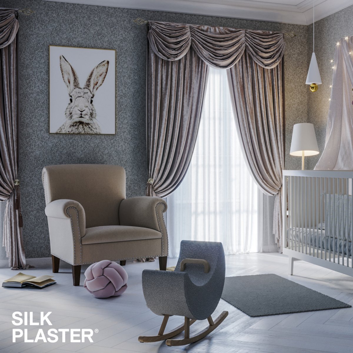 Жидкие обои Silk Plaster Жидкие обои Жидкие обои South 941, Серый
