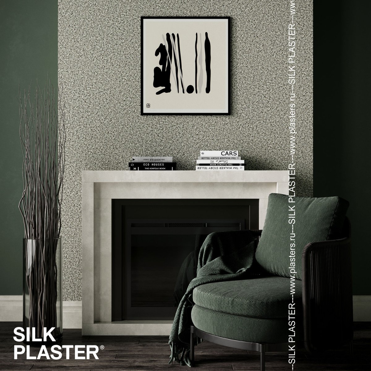 Жидкие обои Silk Plaster Жидкие обои Жидкие обои Fort 516, Серый