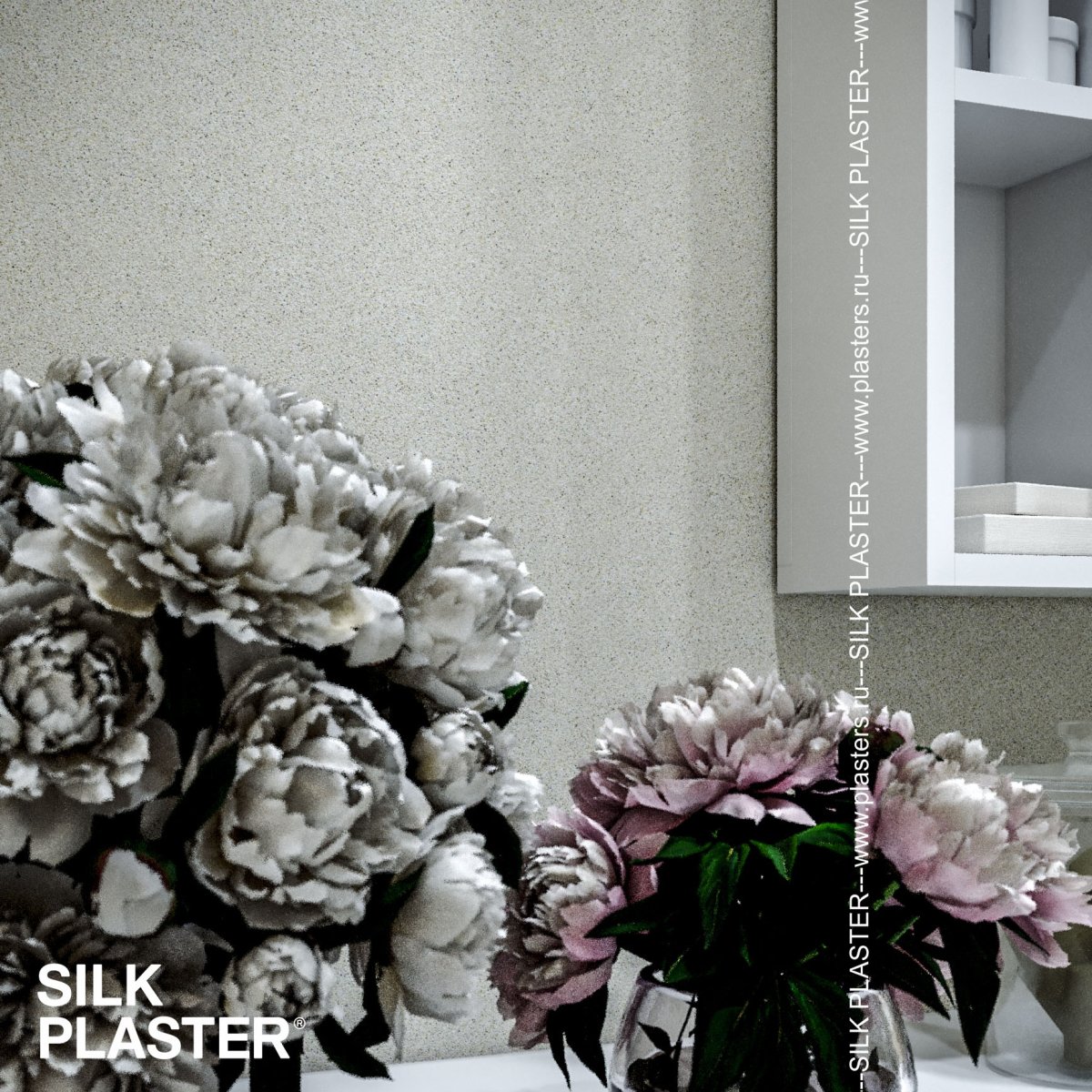 Жидкие обои Silk Plaster Декоративная штукатурка Mixart 022, Серый