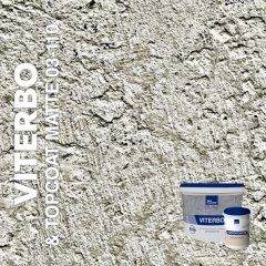 Жидкие обои Silk Plaster Декоративная штукатурка VITERBO & Topcoat MATTE 03-100, 03-110, Серый