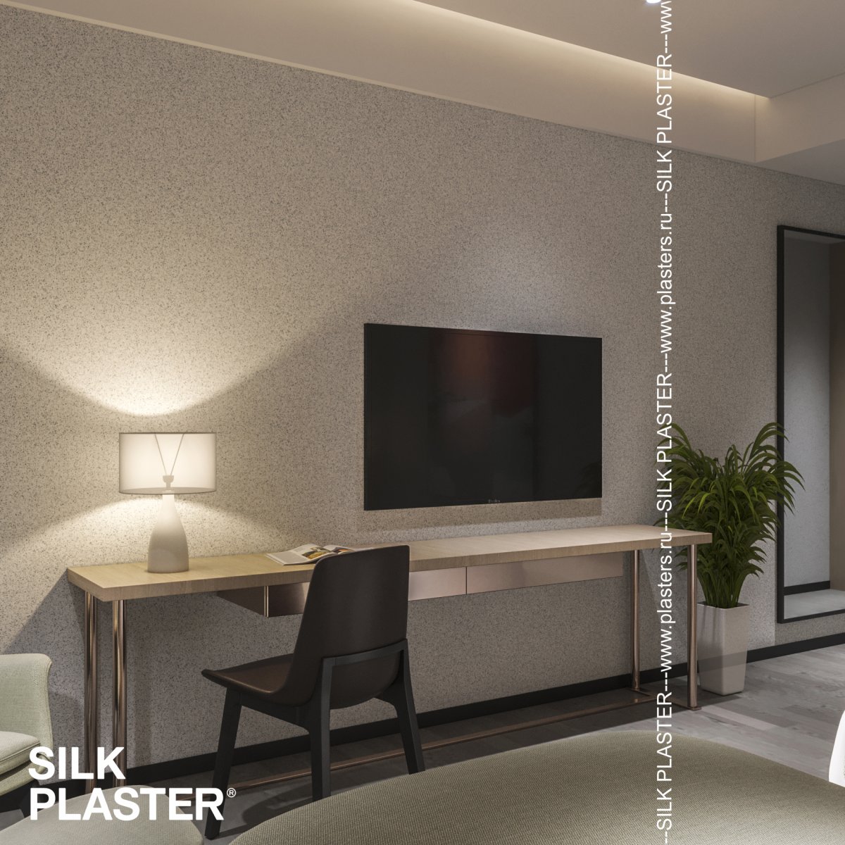 Жидкие обои Silk Plaster Жидкие обои Жидкие обои Nord 921, Белый