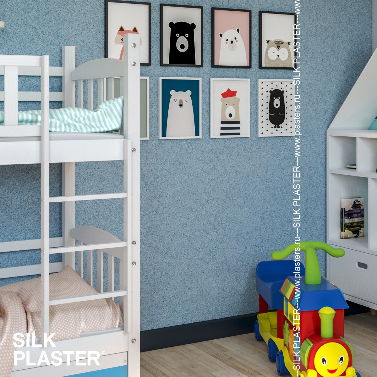 Жидкие обои Silk Plaster Жидкие обои Жидкие обои South 943, Голубой