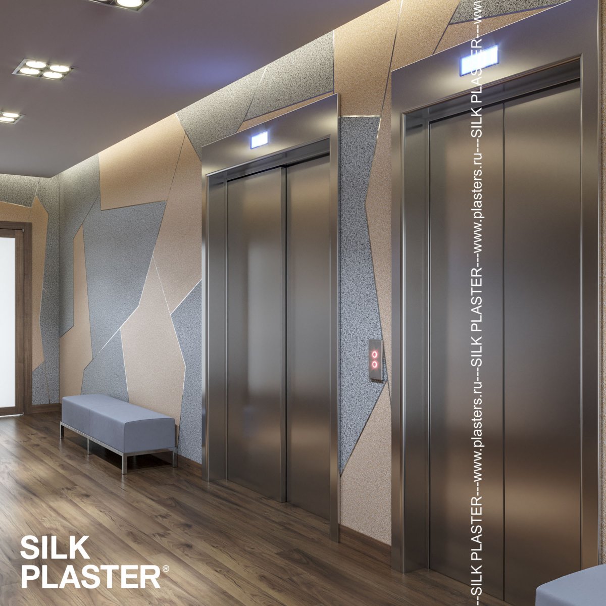 Жидкие обои Silk Plaster Жидкие обои Жидкие обои Fort 516, Серый