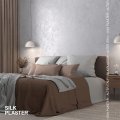 Жидкие обои Silk Plaster Декоративное покрытие BRIATICO 02-401, Серый