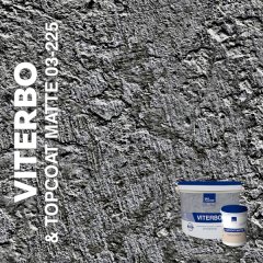 Жидкие обои Silk Plaster Декоративная штукатурка VITERBO & Topcoat MATTE 03-100, 03-225, Серый