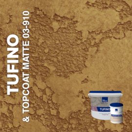 Жидкие обои Silk Plaster Декоративная штукатурка TUFINO & Topcoat MATTE 03-100, 03-910, Коричневый