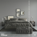 Жидкие обои Silk Plaster Декоративное покрытие AlterItaly ROVIGO Fine (РОВИГО Финиш) 300 с эффектом Микроцемент 15 кг, Серый