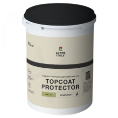 Жидкие обои Silk Plaster Защитное покрытие двухкомпонентное ALTERITALY TOPCOAT PROTECTOR MATTE (ПРОТЕКТОР МАТОВЫЙ) компонент А+В: 2,11 л + 0,49 л,
