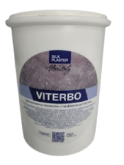 Жидкие обои Silk Plaster Тестер декоративной штукатурки AlterItaly Viterbo (Витербо) с эффектом Арт-Бетон под колеровку 1,0 л,