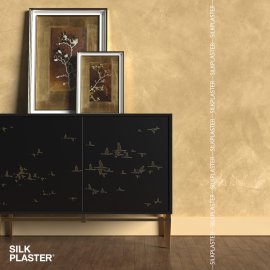 Жидкие обои Silk Plaster Декоративное покрытие CORSICO 02-710 08l, Коричневый