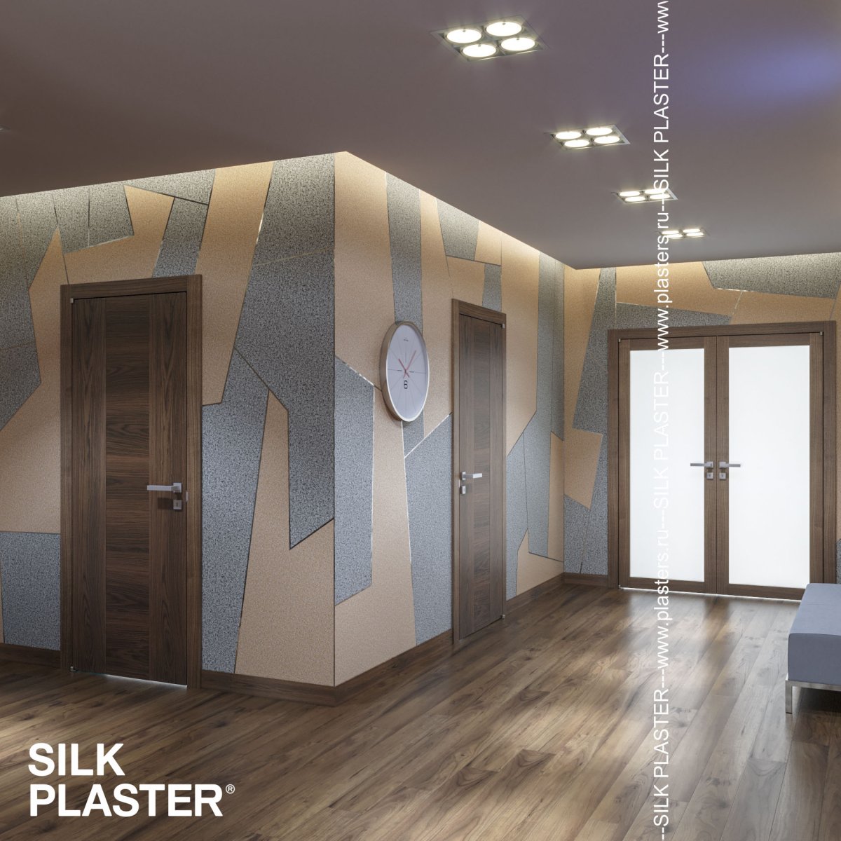 Жидкие обои Silk Plaster Жидкие обои Жидкие обои Fort 516, Серый