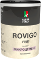 Жидкие обои Silk Plaster Декоративное покрытие AlterItaly ROVIGO Fine (РОВИГО Финиш) с эффектом Микроцемент, 4 кг,