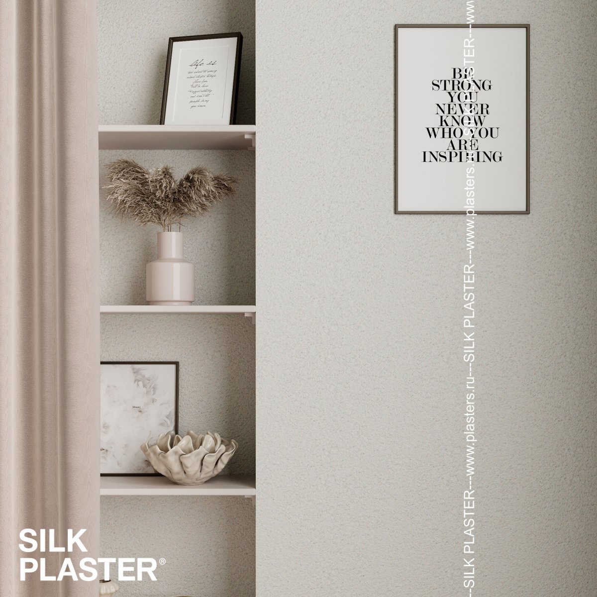 Жидкие обои Silk Plaster Жидкие обои Жидкие обои Ecoline 754, Розовый Серебро