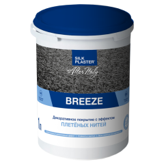 Жидкие обои Silk Plaster Декоративное покрытие AlterItaly BREEZE (БРИЗ) с эффектом плетеных нитей, 1 л,