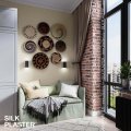 Жидкие обои Silk Plaster Жидкие обои Шёлковая штукатурка Art Design 281, Бежевый