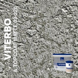 Жидкие обои Silk Plaster Декоративная штукатурка VITERBO & Topcoat MATTE 03-100, 03-220, Серый