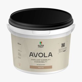 Жидкие обои Silk Plaster Краска AlterItaly AVOLA белая, база Б, объем 9 л, Белый