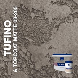 Жидкие обои Silk Plaster Декоративная штукатурка TUFINO & Topcoat MATTE 03-100, 03-205, Серый