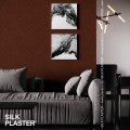 Жидкие обои Silk Plaster Жидкие обои Шёлковая штукатурка Art design 247, Коричневый